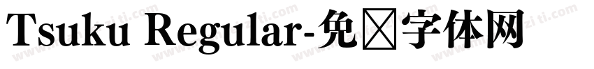 Tsuku Regular字体转换